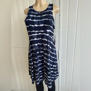 NWT ATHLETA  SANTORINI THERA PRINTED DRESS